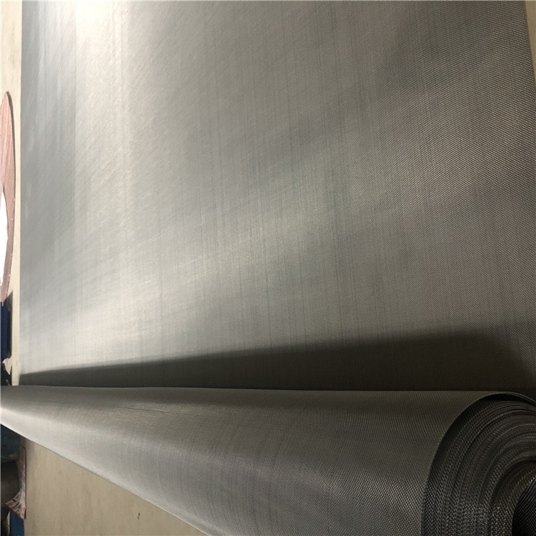 304轧花网316不锈钢丝网围栏建筑网平纹编织金属过滤网