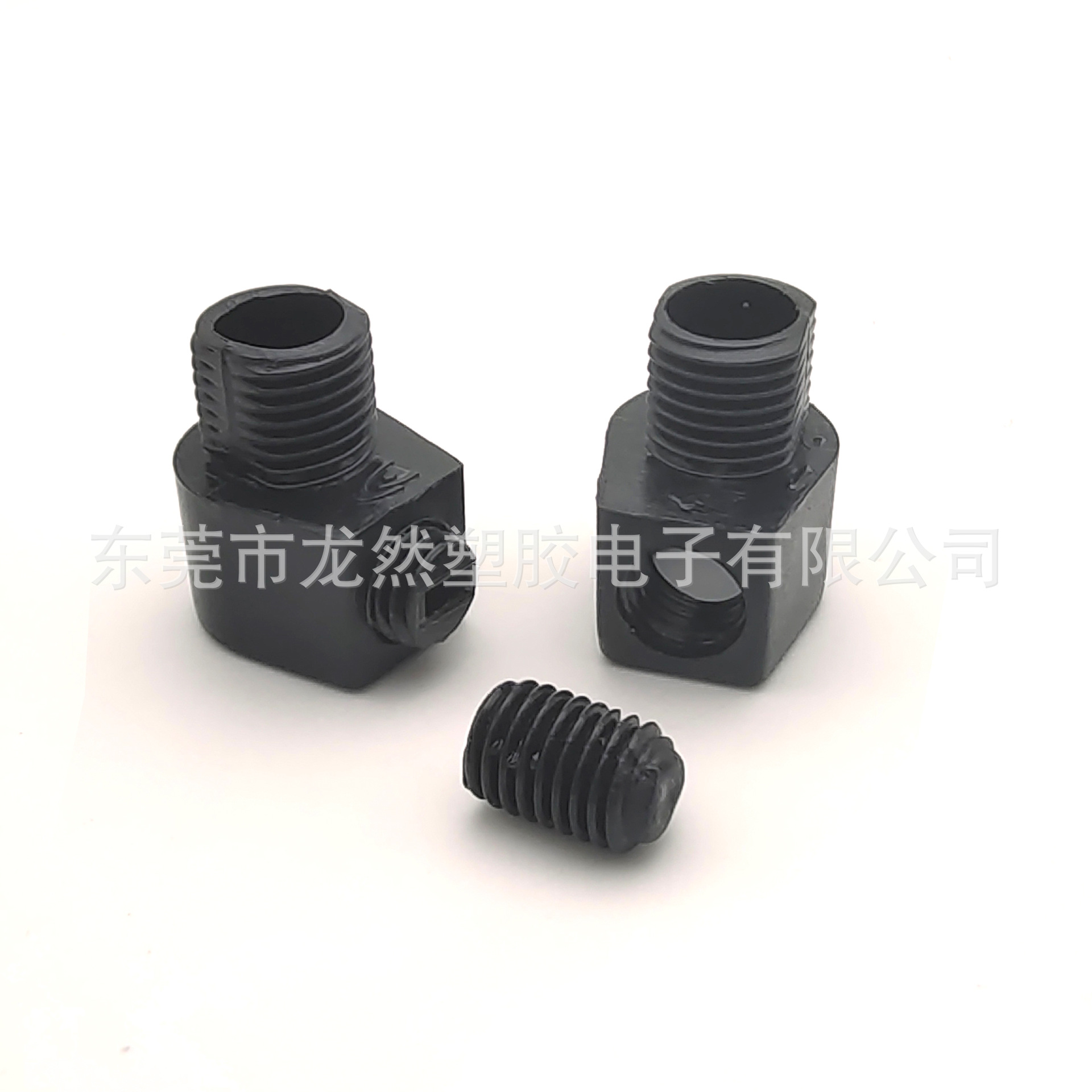 龙然厂家直销塑胶5100/7欧规外牙线扣 阻燃塑料电源锁线扣