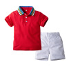 Summer summer clothing, children's set, polo, Amazon, with short sleeve