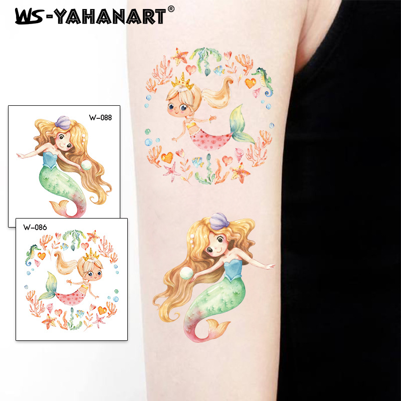 Tatuajes Temporales Infantiles de Transferencia de Agua Ecológicos de Papel para Niños