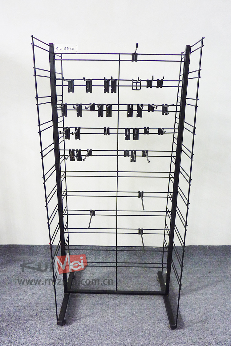 加工生产 双面网片挂架 拖鞋展示挂架 落地式可拆装展示架 网片架