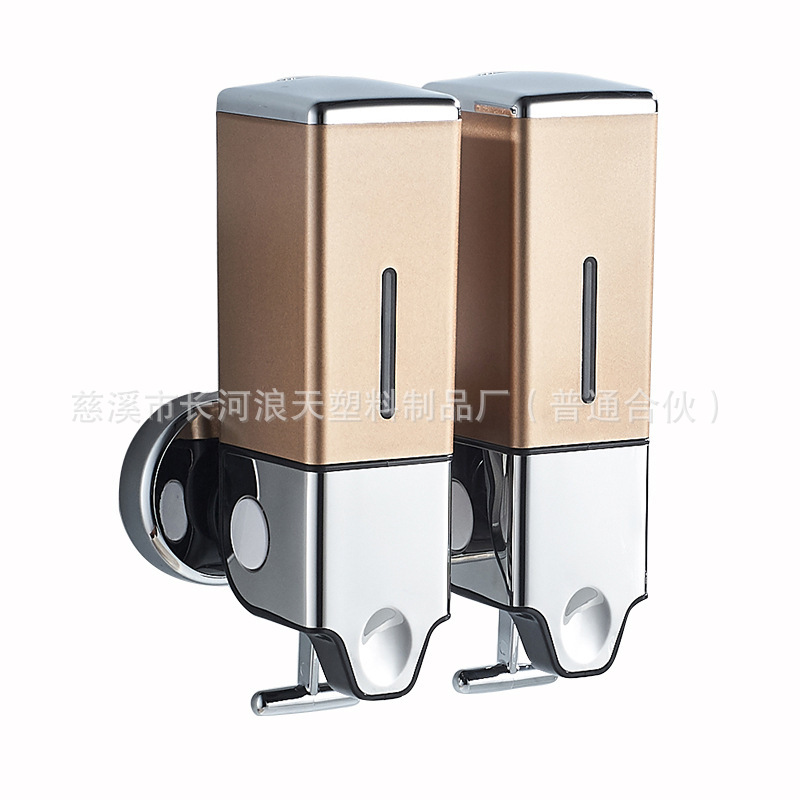 Dispensador de jabón de pared cuadrado transfronterizo para baño hotel comercio electrónico Amazon