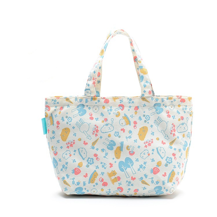 印花涤纶牛津布袋折叠加厚便携手提礼品布袋防水简约手提袋