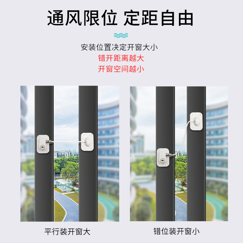 Cerradura de seguridad para niños sin perforaciones cerradura del refrigerador cerradura de la ventana cerradura del Gabinete cerradura de los muebles puerta corredera tapón de la ventana corredera