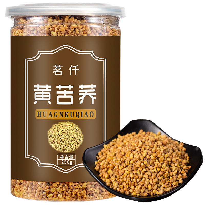Mingqian Yellow Tartary Buckwheat Canned Factory Direct Sales Buckwheat Tea Bulk Yellow Tartary Buckwheat Wholesale Tartary Buckwheat Tea Conditioning