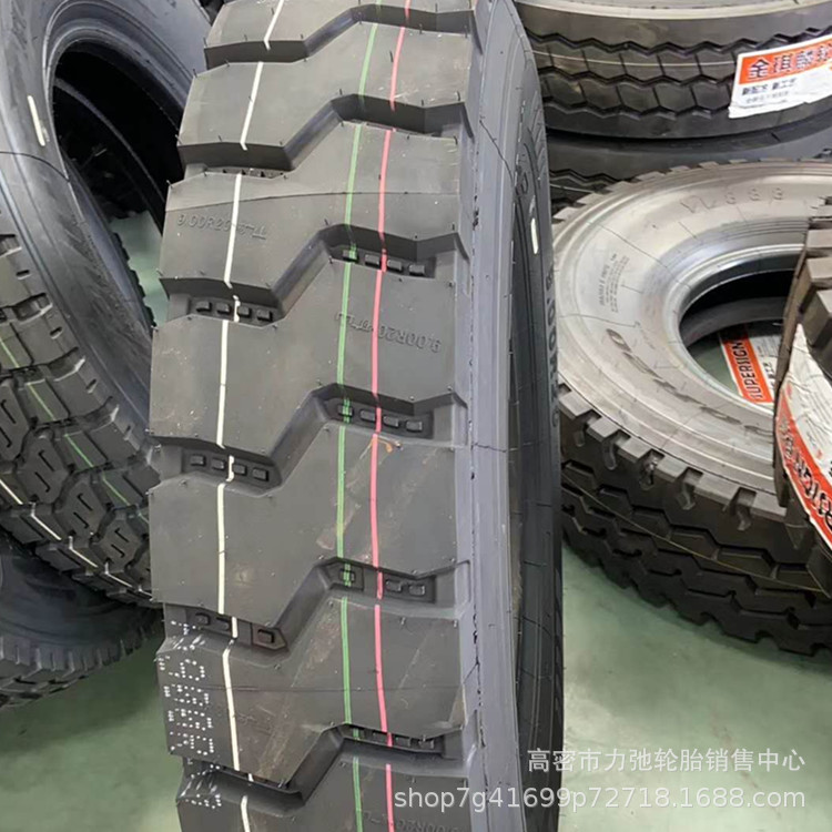 900R20钢丝胎矿山轮胎大载抗压花纹加深重载抗压汽车轮胎900r20