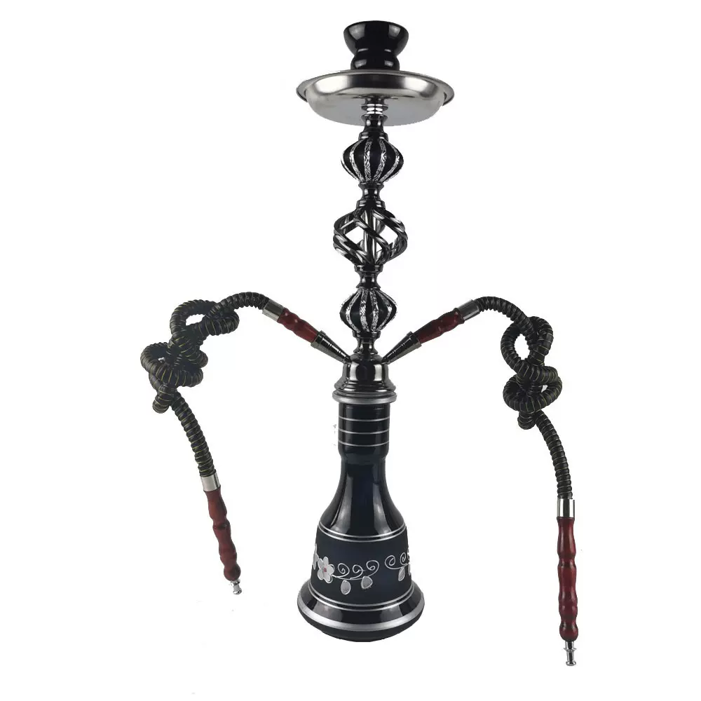 跨境LAZADA热卖酒吧KTV水烟壶shisha hookah阿拉伯中号玻璃烟斗