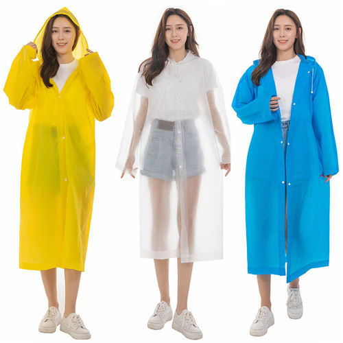 Raincoat non-disposable thickened women's EVA lightweight fashionable outdoor adult poncho men's one-piece universal manufacturer wholesale
