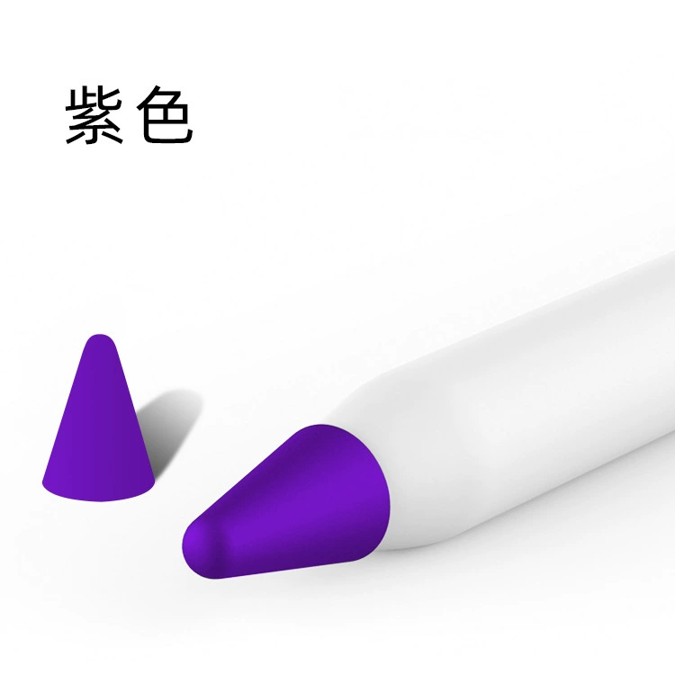 Силиконовая крышка-колпачок (для Apple Pencil) — противоскользящее защитное колпачок, 1×0.5 см, многоцветный