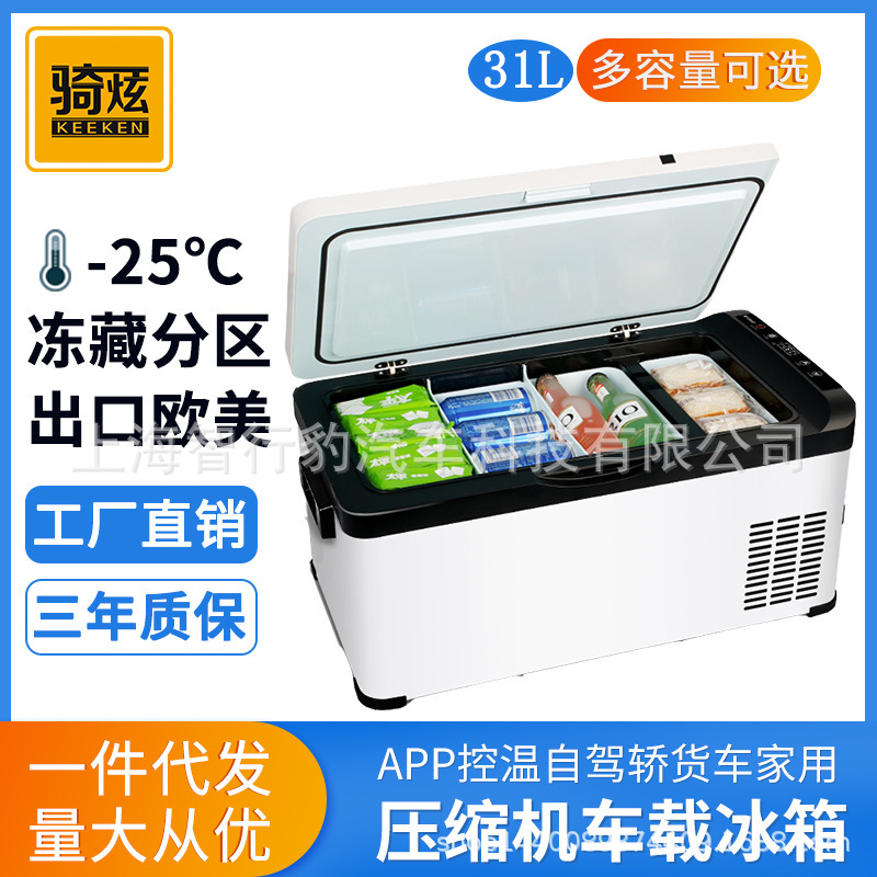 Compressor Car Refrigerator Refrigeration Freezing Freezer Small Car Large Truck Home Dual Use 12v24v Portable