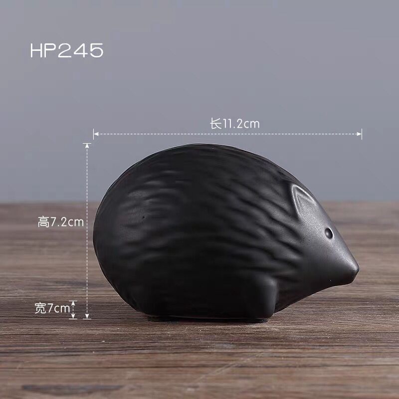 Nordic salón decoración del hogar de la moda moderna simple cerámica artesanía creativa erizo al por mayor