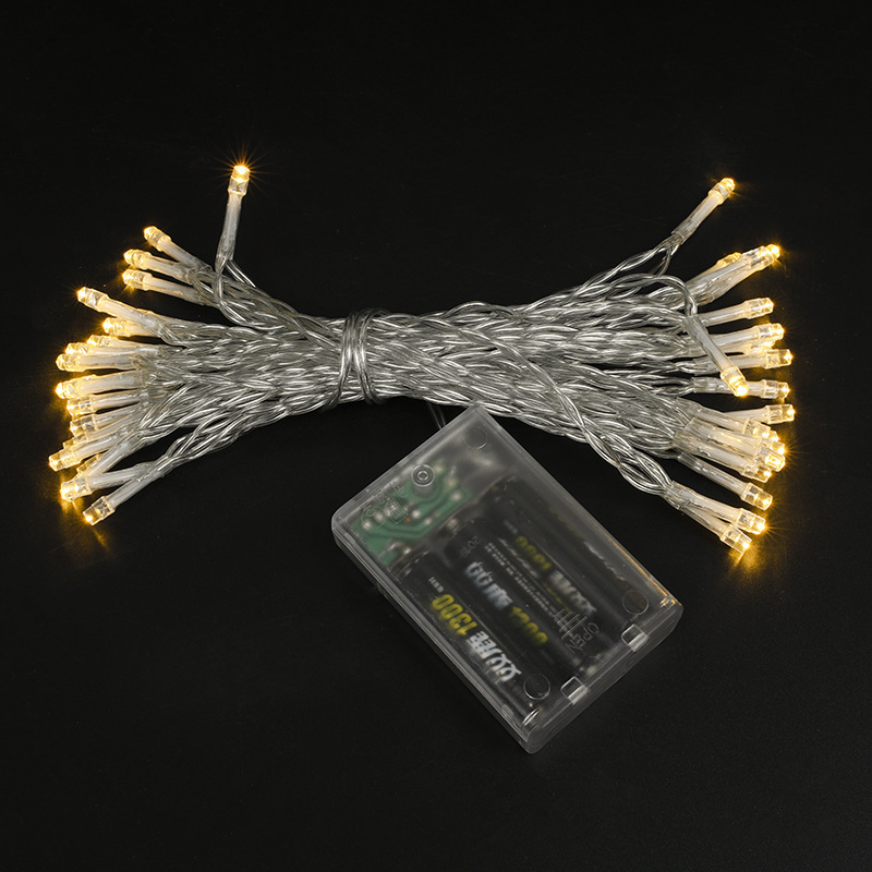 LED lights flashing lights string lights battery USB lights string outdoor rainproof Christmas lights holiday wedding decoration lights