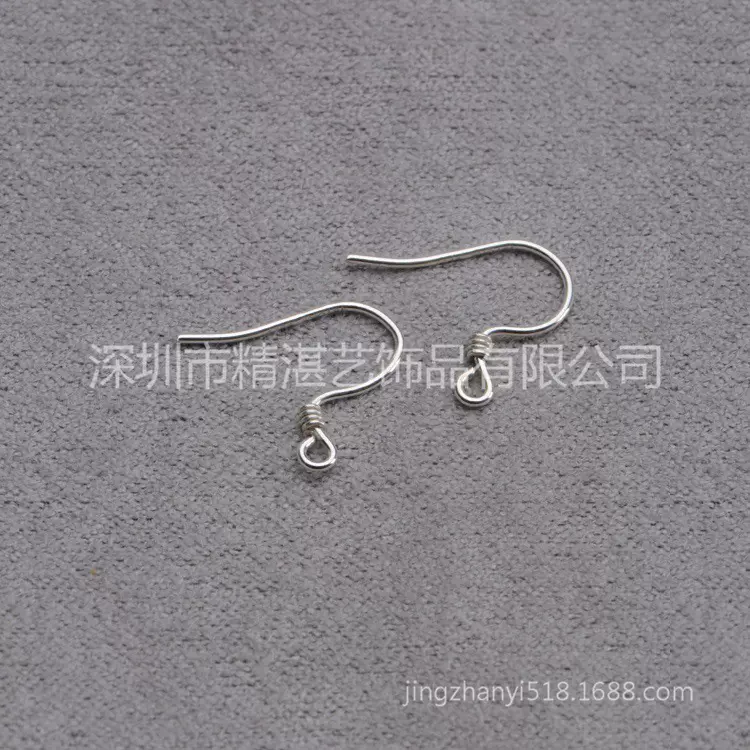 925银配件制造 银耳钩制造 999足银耳钩制造 耳坠模具制造加工