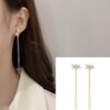 Silver needle, universal earrings, silver 925 sample, 2024 years, internet celebrity, wholesale