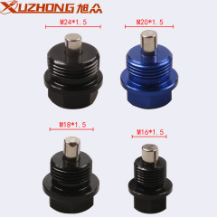 Source factory car modified oil pan screw magnetic oil drain screw aluminum alloy gearbox magnetic oil drain plug