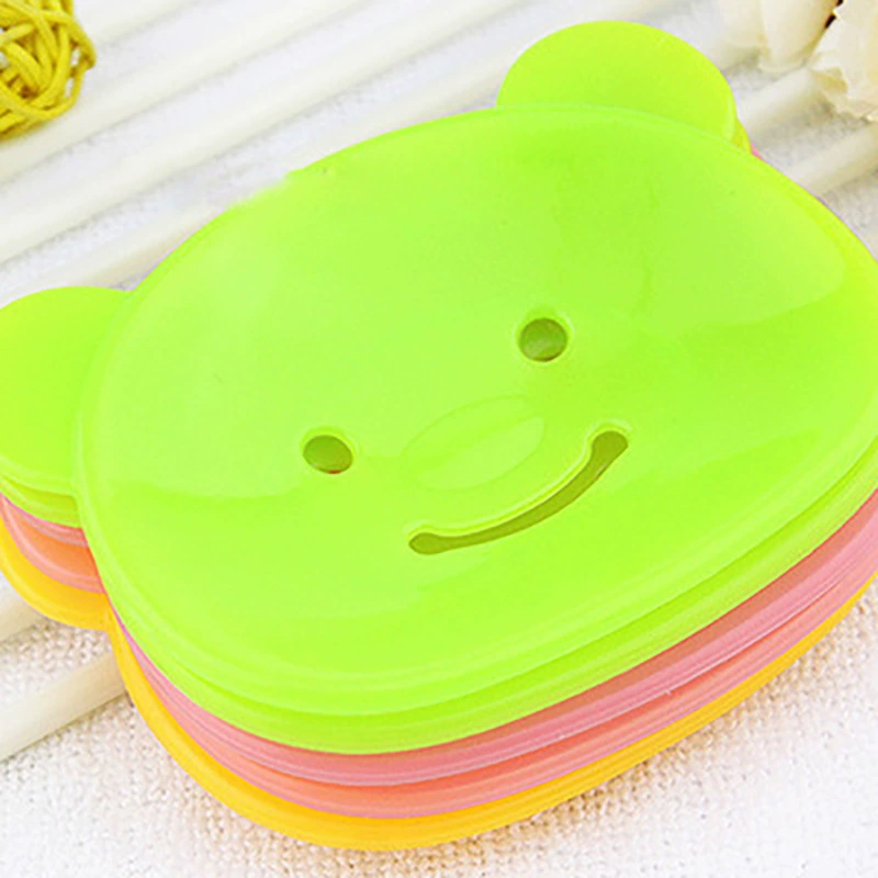 Мыльница без упаковки Симпатичная мультяшная мыльница креативная медвежонок мыльница мыльница коробка для ванной комнаты