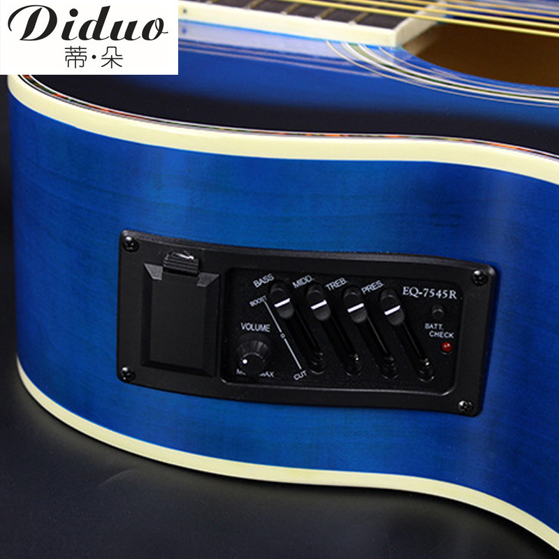 40-inch folk guitar adult musical instrument electric box guitarEQ model basswood guitar jita factory direct sales four-band EQ 2