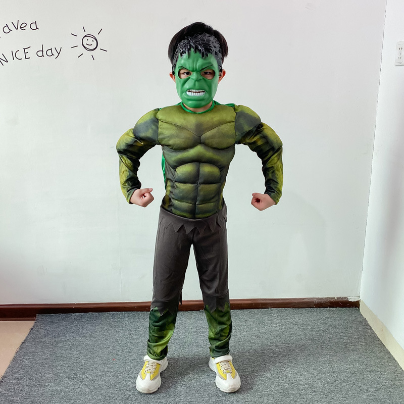 Hulk Costume Muscle Costume Kids Adult Hulk The Hulk Prom Party Halloween Table Costume