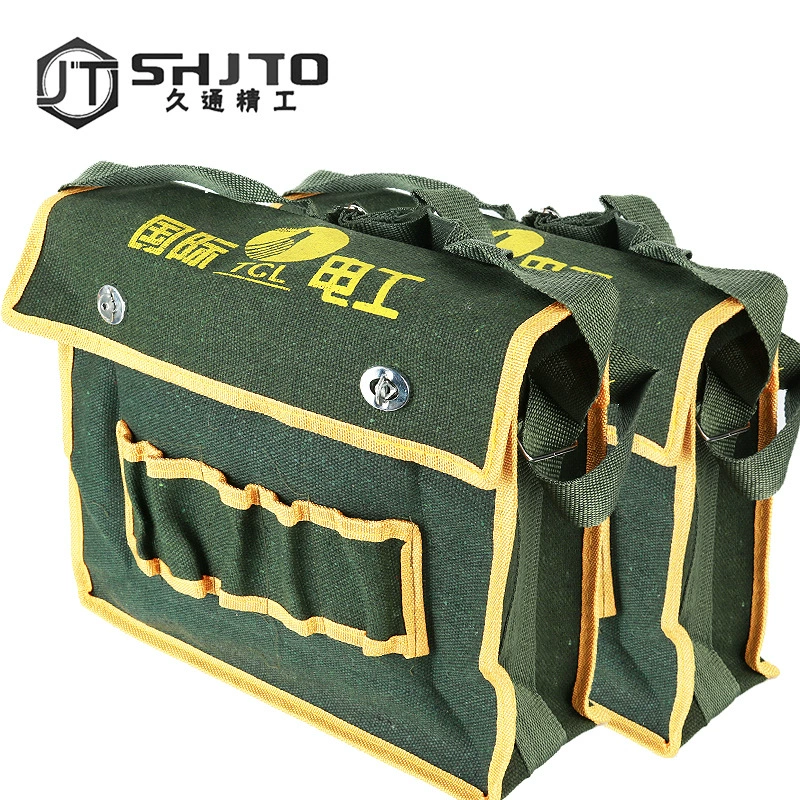 Производители производят Многофункциональный Толстый холст набор инструментов Охрана труда холст Электрика Сумка может печатать логотип