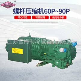 江苏雪梅螺杆制冷压缩机 螺杆压缩机60~90匹 60P70P75P80P90P
