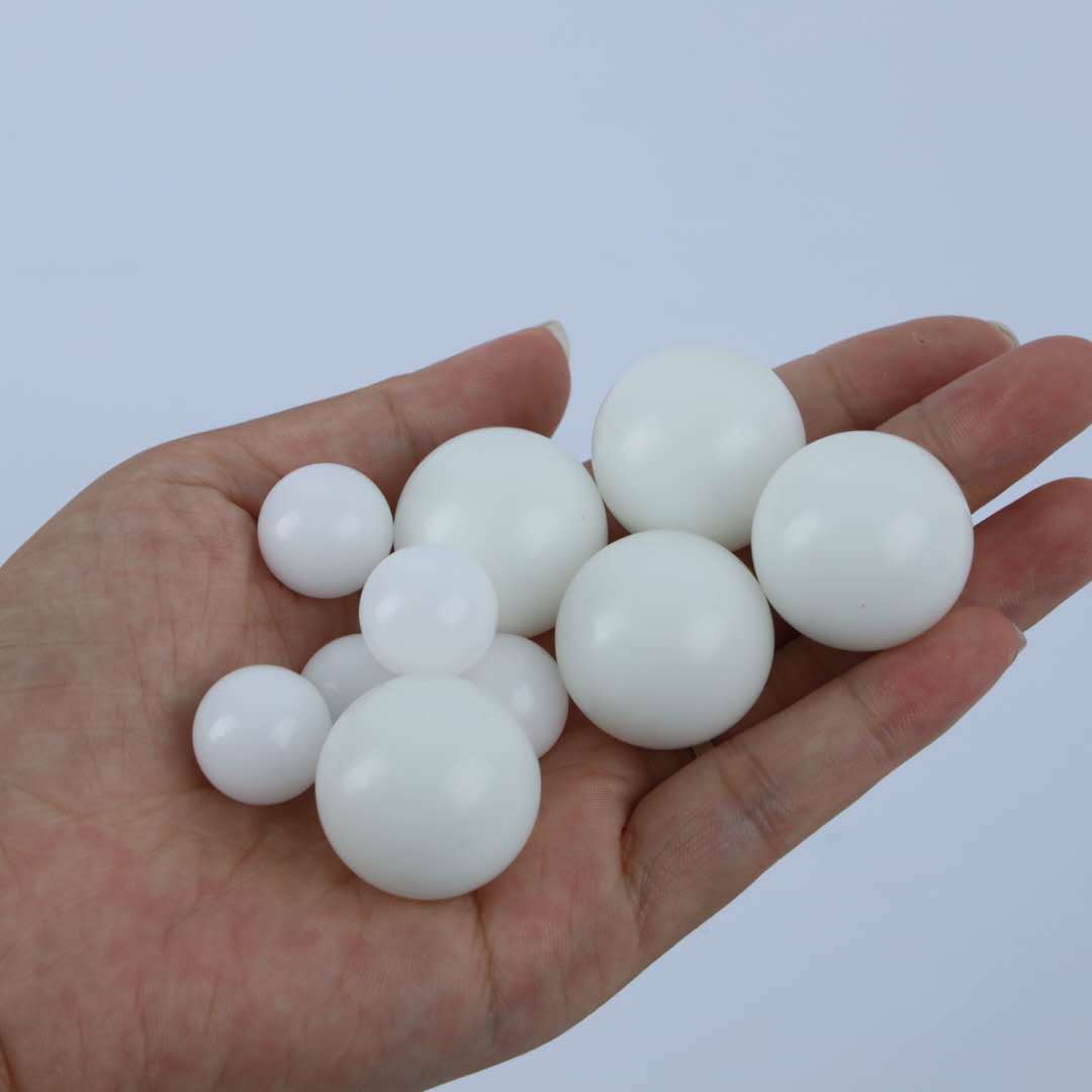 Factory direct supply POM plastic ball 2.0-50mm solid plastic ball white solid plastic ball smooth ball