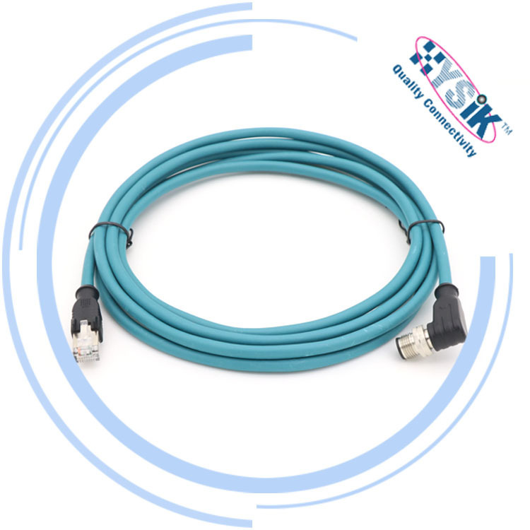 Industrial Network cable CAT6e ultra-six shielded drag chain network cable Profinet EtherCat Ethernet cable