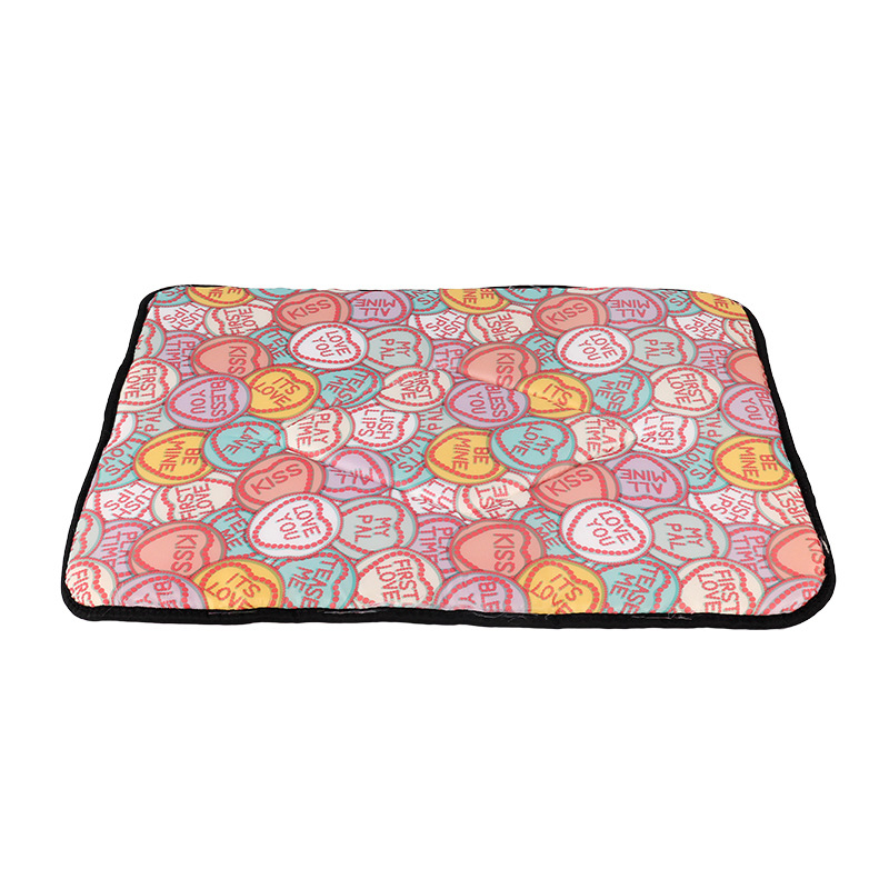 2020 nueva mascota alfombra paraguas impresión gato y perro universal dormir estera fresco transpirable verano delgada impermeable gato Mat mat