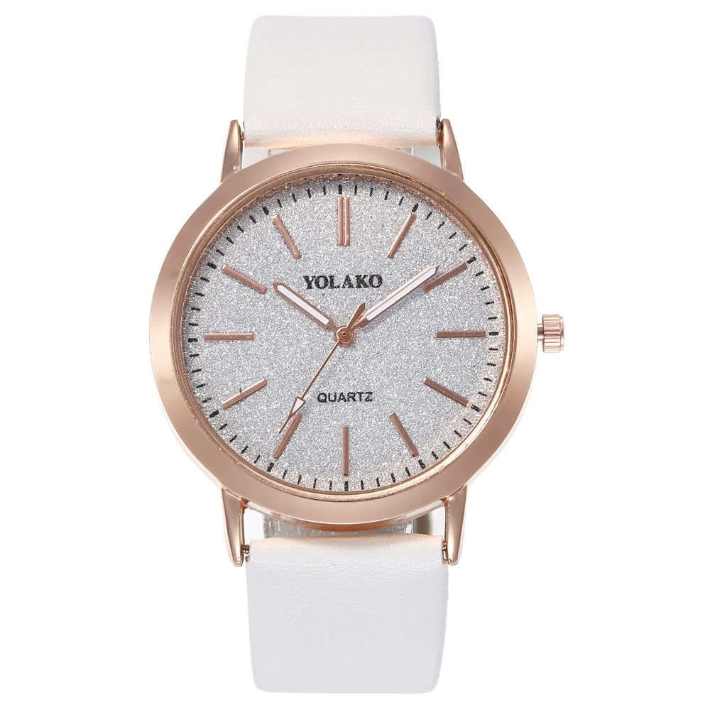 Casual Bracelet and Quartz Watch Set, Fashion Jewelry, Multiple Colors, 23.5 cm