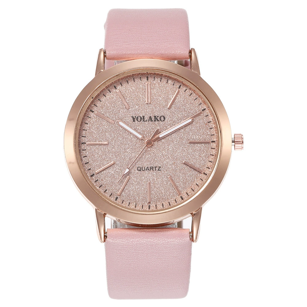 Casual Bracelet and Quartz Watch Set, Fashion Jewelry, Multiple Colors, 23.5 cm
