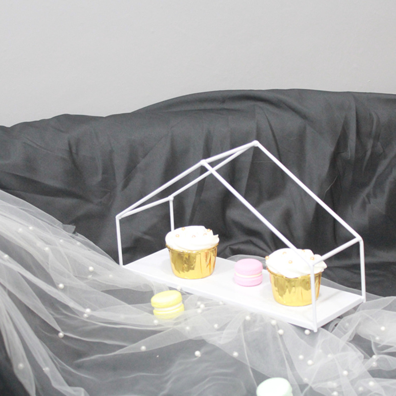 Nordic ins estilo creativo pastel pantalla Copa bandeja postre decoración de la Mesa soporte de exhibición de la torta mesa de fotos