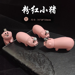 Piggy lighter inflatable double open flame pig lighter internet celebrity cartoon cute creative personality unique manufacturer