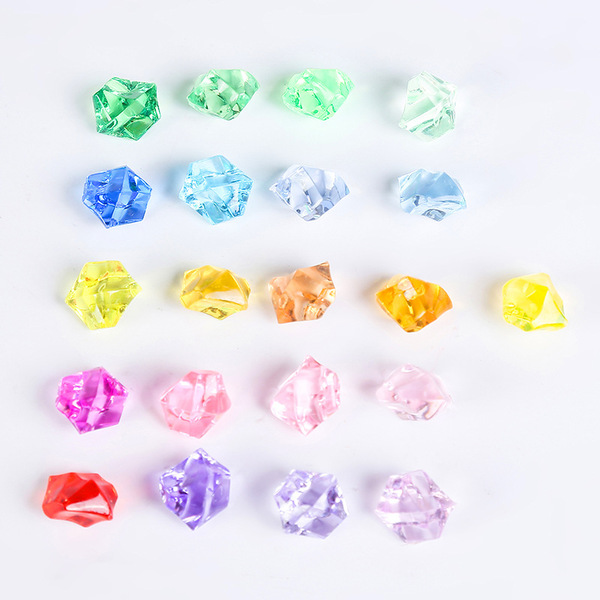 realistic transparent ice cubes