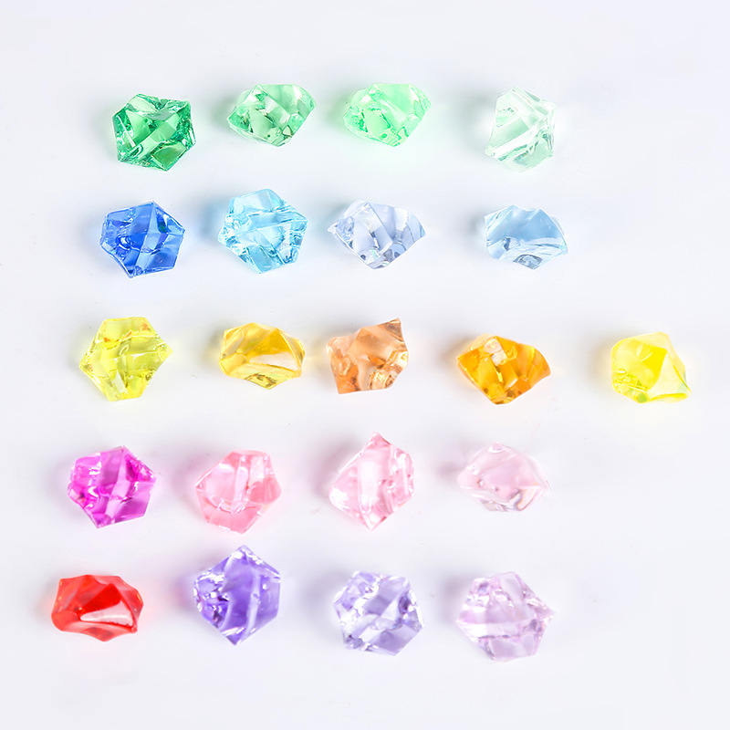 realistic transparent ice cubes