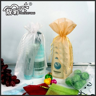 专业提供 透明束口雪纱袋 素色雪纱袋大号纱袋 品质保证20*30