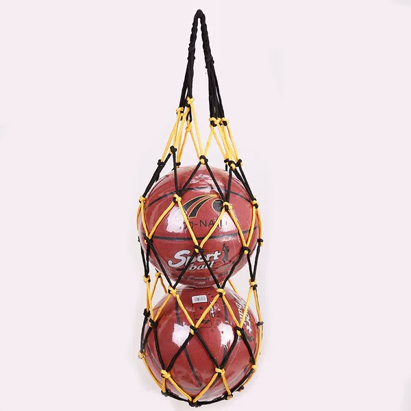 Basketball volleyball football big net pocket multi-ball woven rope football storage bag portable portable football Net pocket
