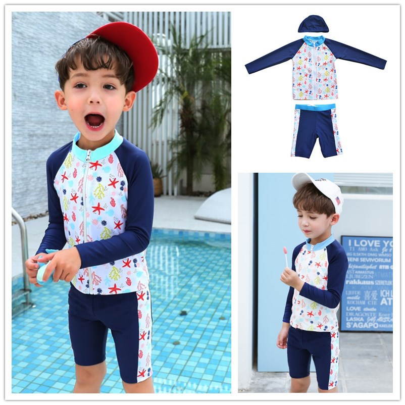 Long-sleeve, split trousers, set, 3 pieces