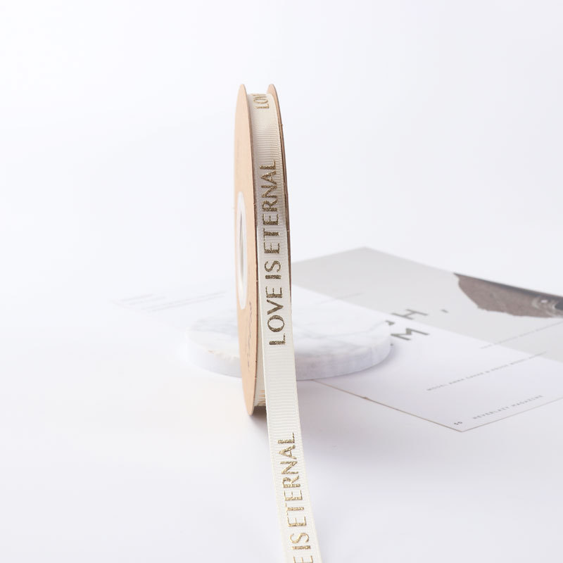 2,5 hilo dorado cinta inglés con flores material de embalaje de regalo DIY ramo cinta tienda de flores suministros al por mayor