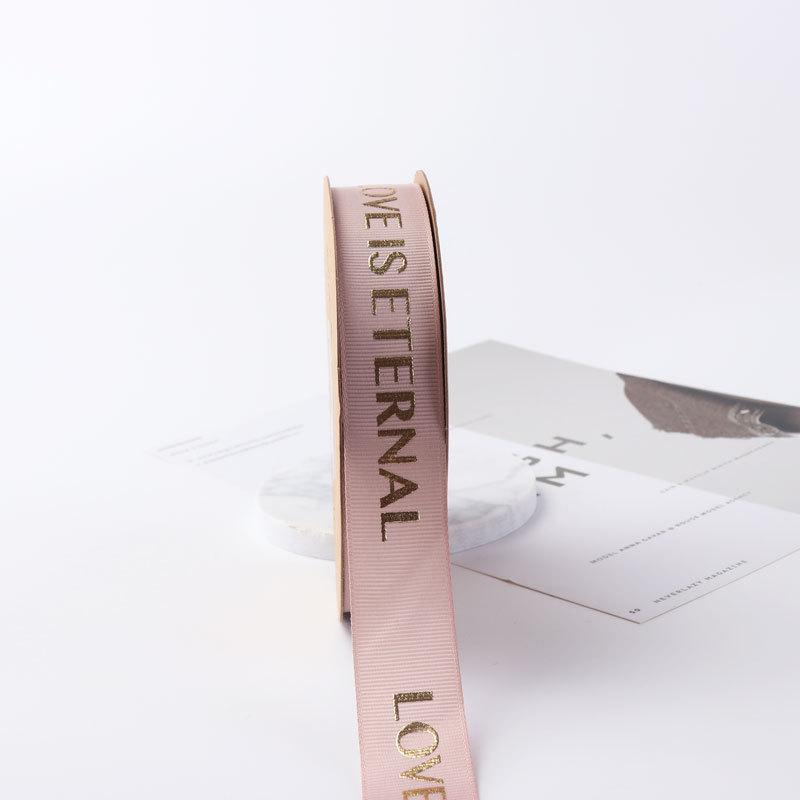 2,5 hilo dorado cinta inglés con flores material de embalaje de regalo DIY ramo cinta tienda de flores suministros al por mayor