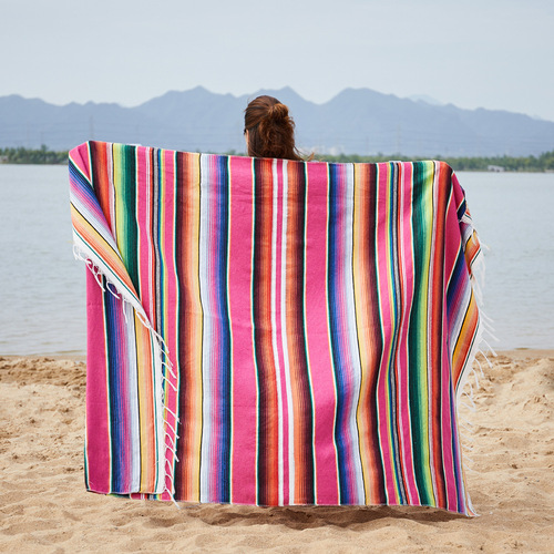 Mexican Party Table Flag Rainbow Table Flag Rainbow Blanket American Style Table Cloth Beach Mat Beach Towel Blanket Blanket