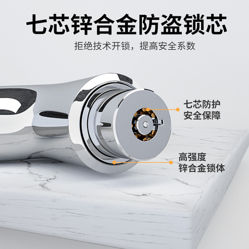 Bicycle ring lock anti-theft steel cable lock mountain road bike portable mini ring lock bicycle accessories