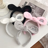 Cute headband for face washing, face mask with bow, hairgrip, non-slip hairpins