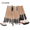 Factory direct selling Maange Magani 18 makeup brush set multi -color beauty choice tool cross -border hot sales