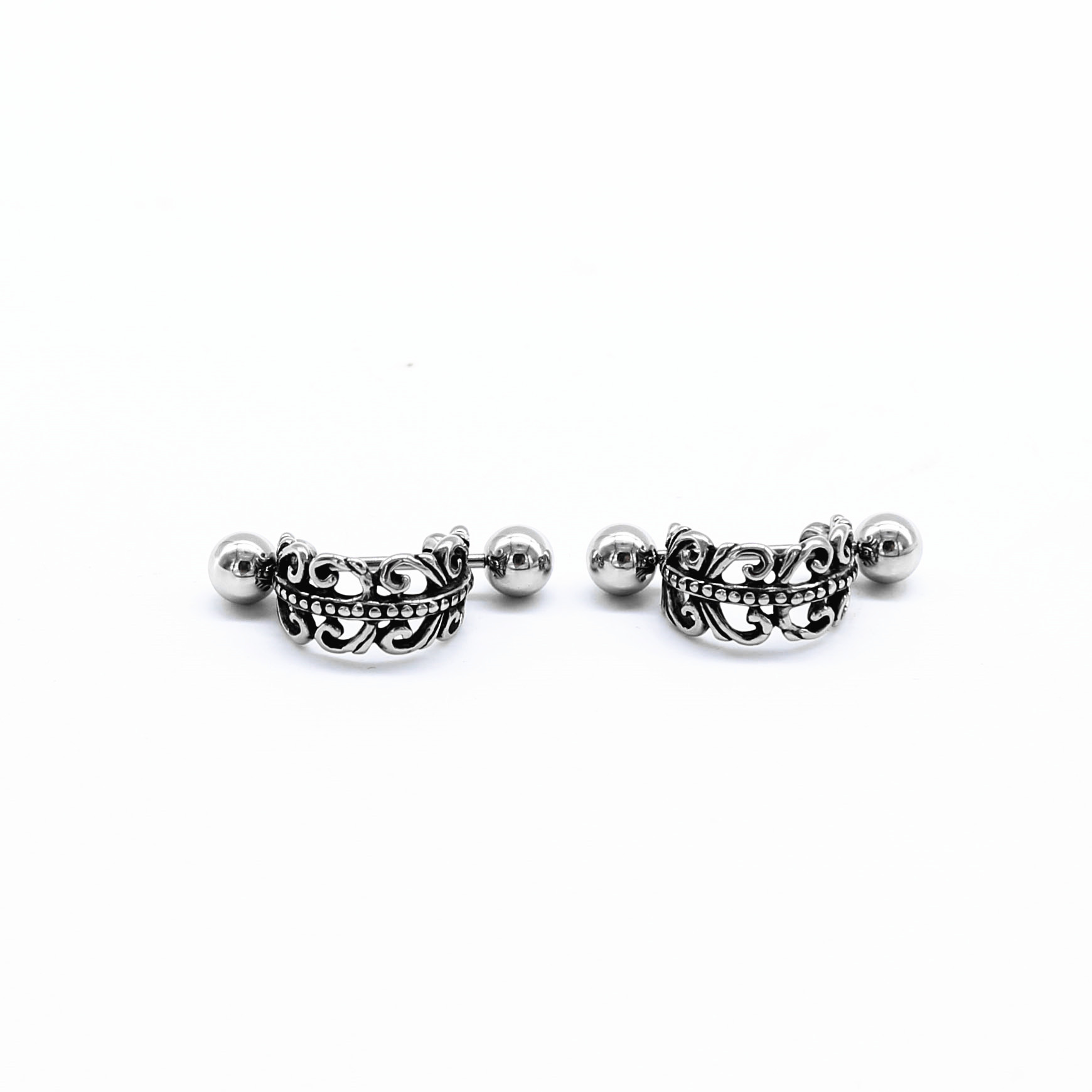 fashionable hypoallergenic universal retro earrings stainless steel…