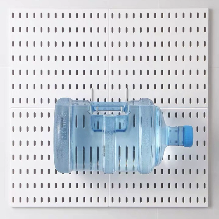 Cave panel setting rack round hole wall hanging wall exemption plastic small storage rack