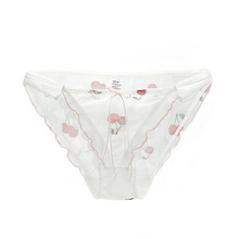 女生内裤女蕾丝透明女士比基尼性感低腰少女款棉质裆透气无痕水果