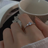 Tide, small design fashionable adjustable ring, Korean style, on index finger