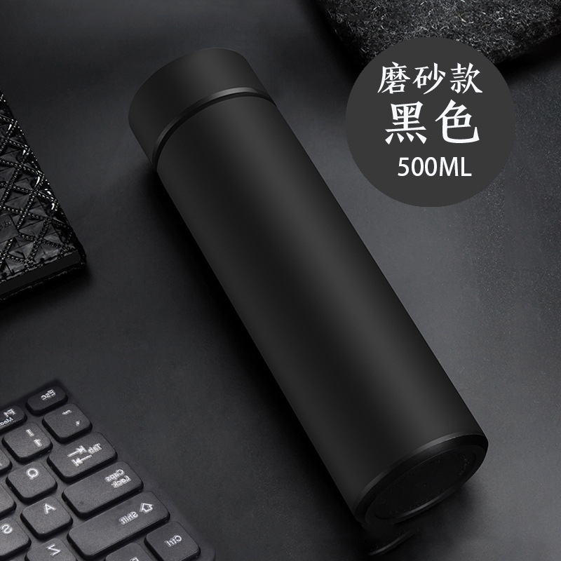 Venta al por mayor de acero inoxidable 304 esmerilado termo vacío taza de agua portátil taza recta actividad regalo taza logotipo personalizado