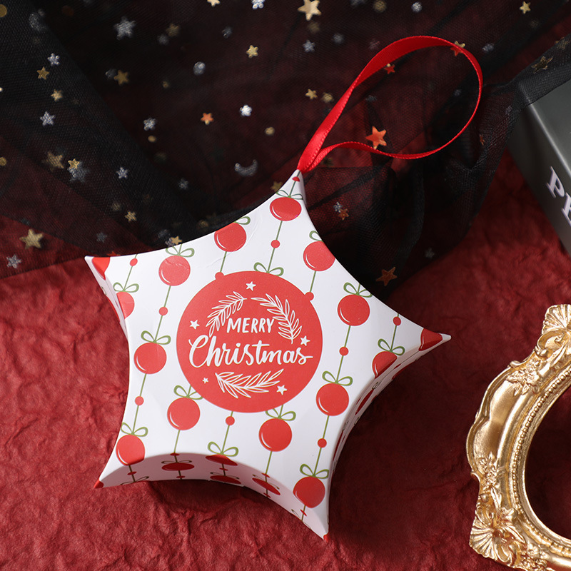 Amazon クリスマス キャンディ包装箱 クリスマスイブ 三角形キャンディボックス カートン ギフトバッグ S932 クリスマスギフトボックス|undefined