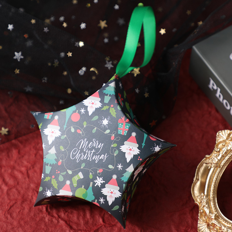 Amazon クリスマス キャンディ包装箱 クリスマスイブ 三角形キャンディボックス カートン ギフトバッグ S932 クリスマスギフトボックス|undefined