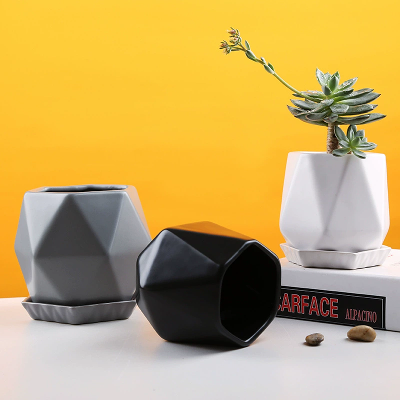 Цветочный горшок в европейском стиле керамический суккулент старый ворс творческая личность Простой кактус мяч мясо белая Ладонь с подносом специальное оформление